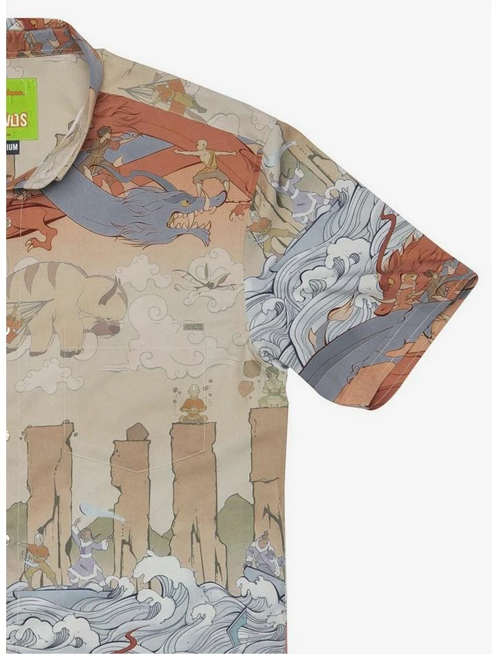 Top 10 ✔️ RSVLTS Avatar: The Last Airbender "Team Avatar" KUNUFLEX Short Sleeve 💯 Shirt ❤️ - Image 2