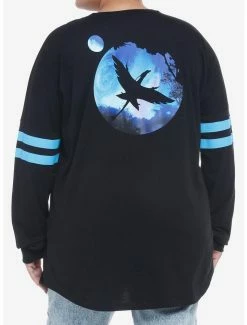 Cheapest ⌛ Avatar: The Way Of Water Logo 🎁 Girls Athletic Jersey Plus Size 😀