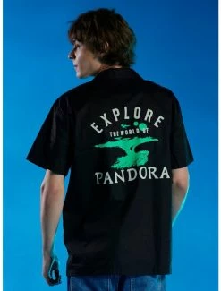 Best deal ⌛ Avatar: The Way Of Water Logo Woven Button-Up ⭐