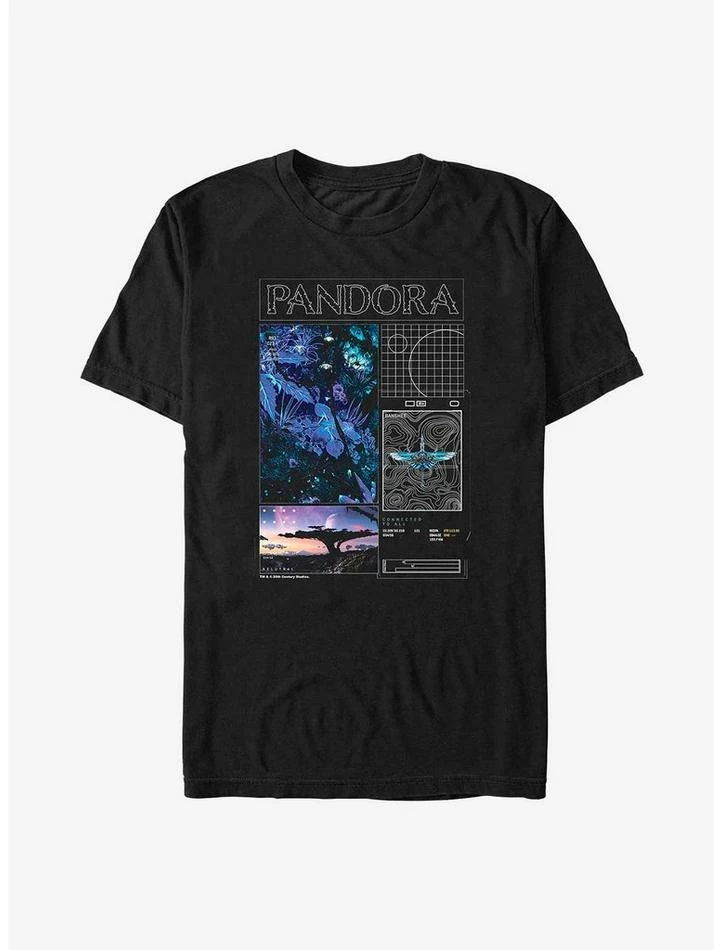 Cheapest ๐ Avatar Pandora Schematic T-Shirt โค๏ธ