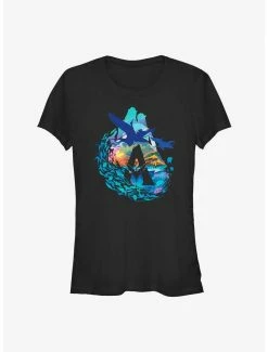 Cheapest 🤩 Avatar: The Way of Water Scenic Flyby Girls T-Shirt 🧨