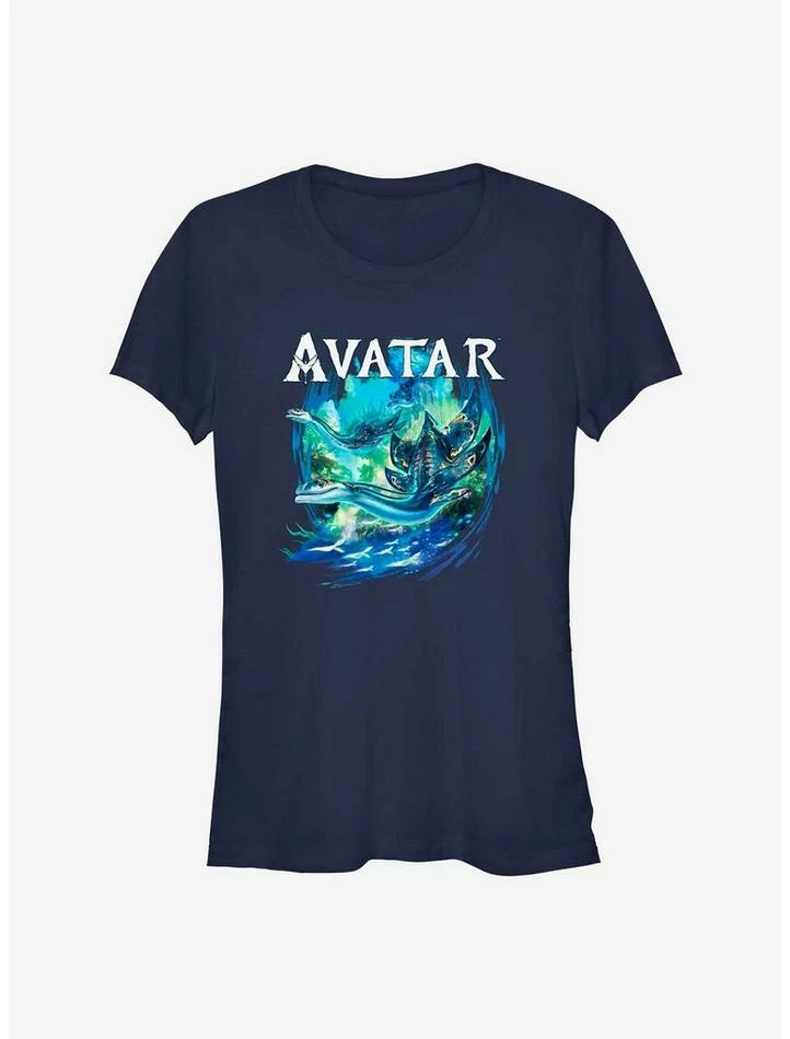 Buy ๐ Avatar: The Way of Water Underwater Tulkun ๐ Girls T-Shirt โญ