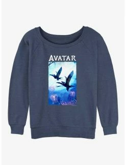 Best Sale 👏 Avatar: The Way of Water Air Time Poster Girls Slouchy Sweatshirt 🧨