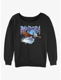 Budget 🔥 Avatar: The Way of Water Fly To Pandora Girls Slouchy Sweatshirt 🎉