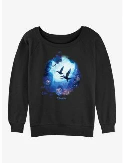 Budget ❤️ Avatar: The Way of Water Flying Banshee 🤩 Girls Slouchy Sweatshirt 😍